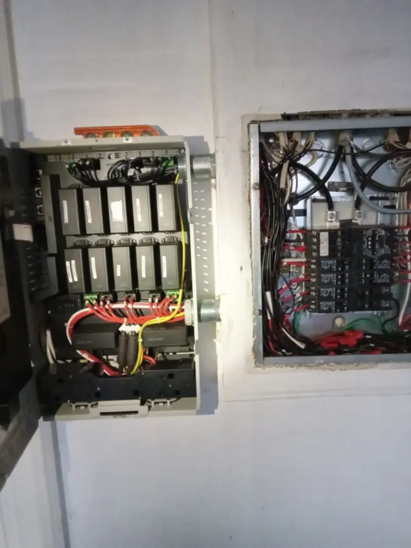 Electrical panel upgrade completed for Security Camera Wiring in Bay Harbor Islands
